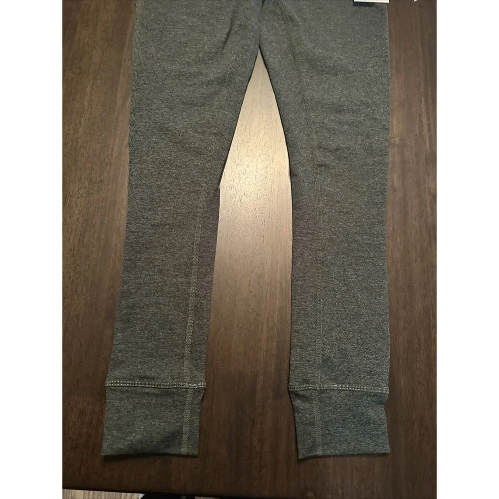 Calme Ease Space Dye High Waist Leggings XS Heather Grey 068521-O NWT